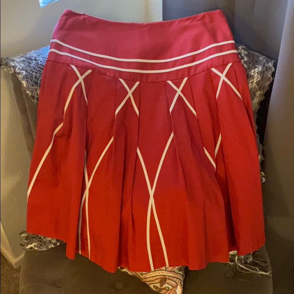 Anthropologie Sitwell Pleated Skirt